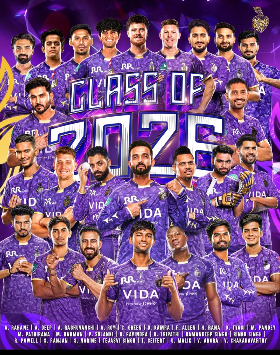 Kkr new team 2026
